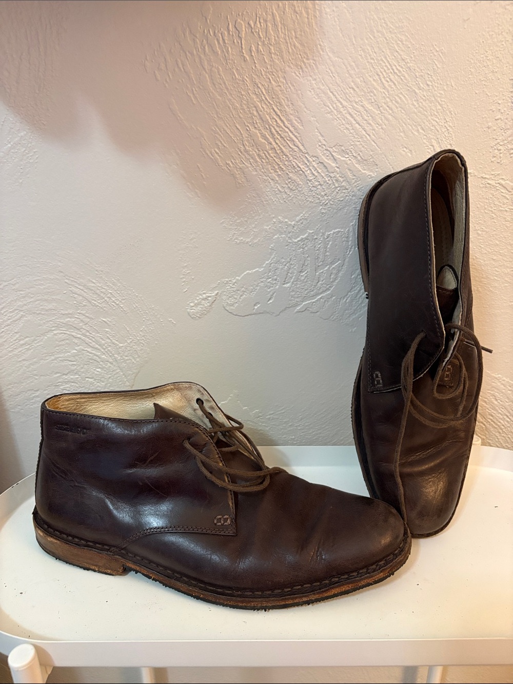 Sebago Brown Leather Chukka Boots